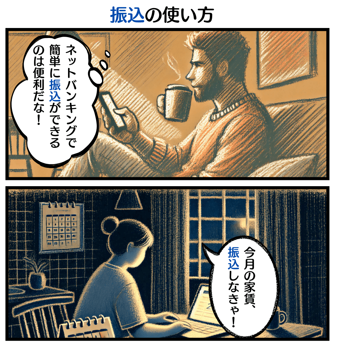 漫画で分かる】「入金」と「振込」の違いとは？意味・使い分けをわかりやすく解説！ – 同音異義語ナビ